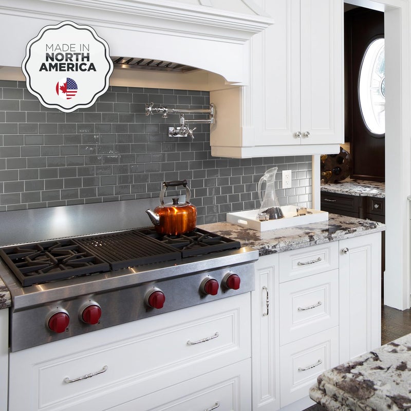 SMART TILES Peel and Stick Backsplash - 5 Sheets of 22.56"" x 11.58"" - 3D Adhesive Peel and Stick Tile Backsplash for Kitchen, Bathroom, Wall Tile - Image 2